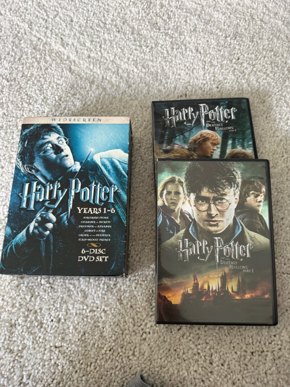 Harry Potter 6-Disc DVD Set - Blue/Black Box